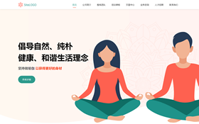 響應(yīng)式瑜伽健身私教培訓(xùn)網(wǎng)站模板